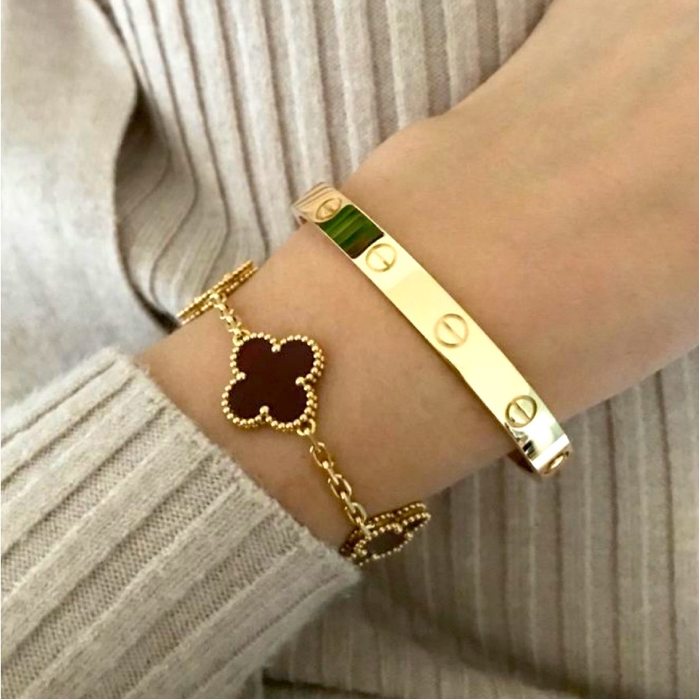 Gold Screw Bracelet Classic Model - Picture 3 of 11